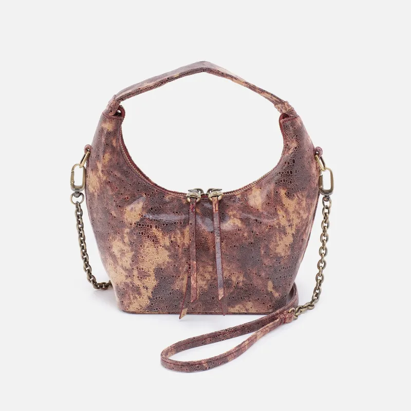 Astrid Small Crossbody in Printed Leather - Autumn Sky sold by HOBO