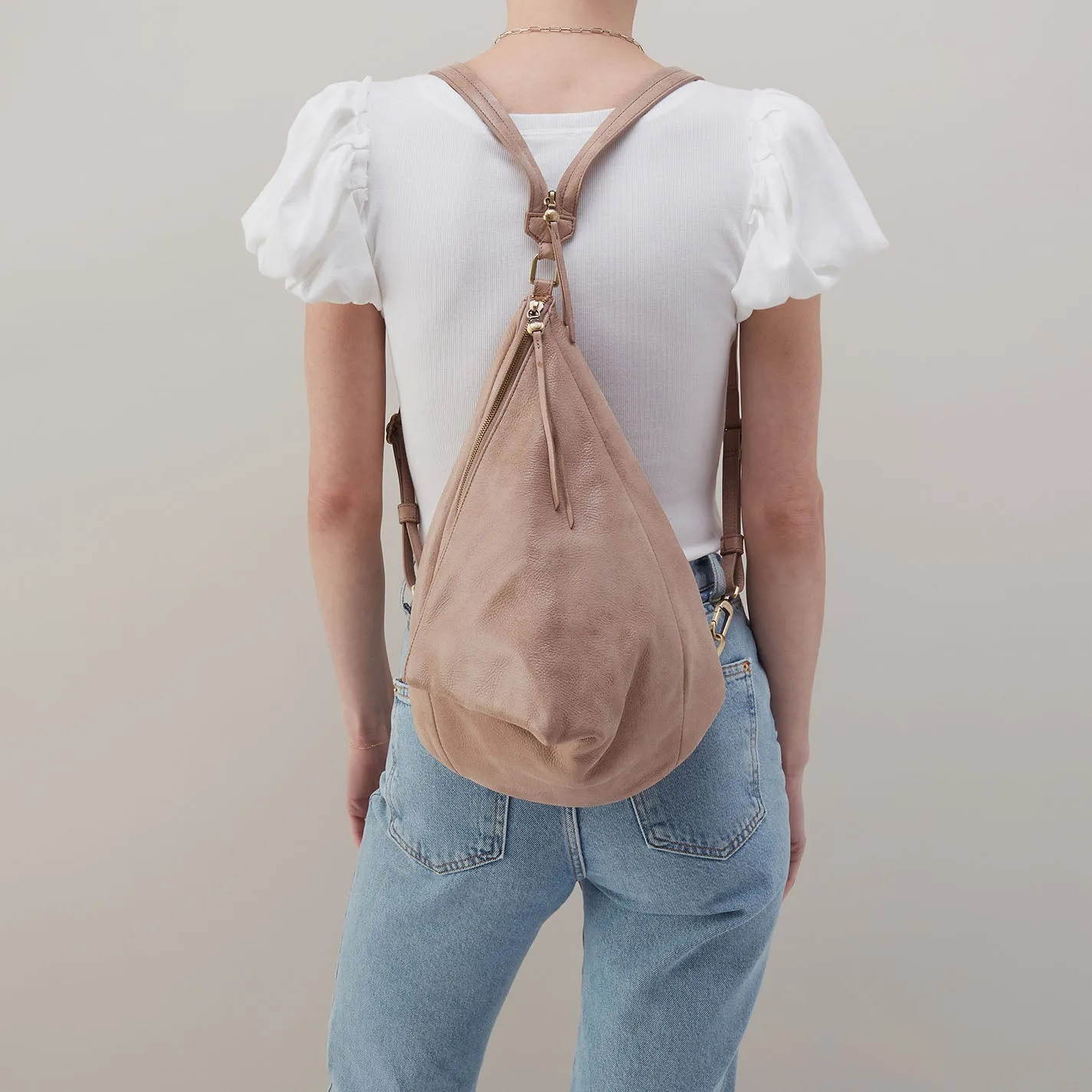 Sway Convertible Sling In Buffed Leather - Hazel sold by HOBO product image thumbnail 3