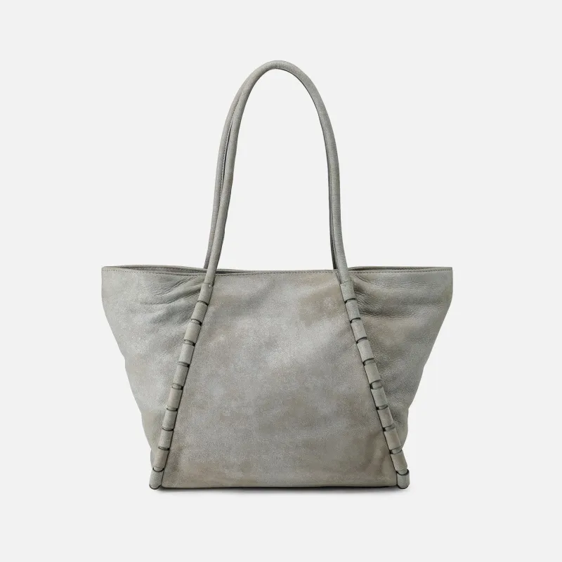 Phoebe Tote In Buffed Leather - Misty Harbor sold by HOBO