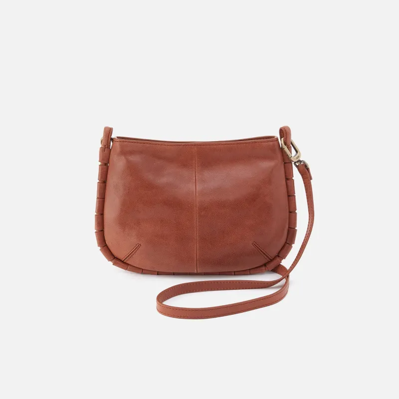 Phoebe Crossbody In Smooth Leather - Saddle sold by HOBO