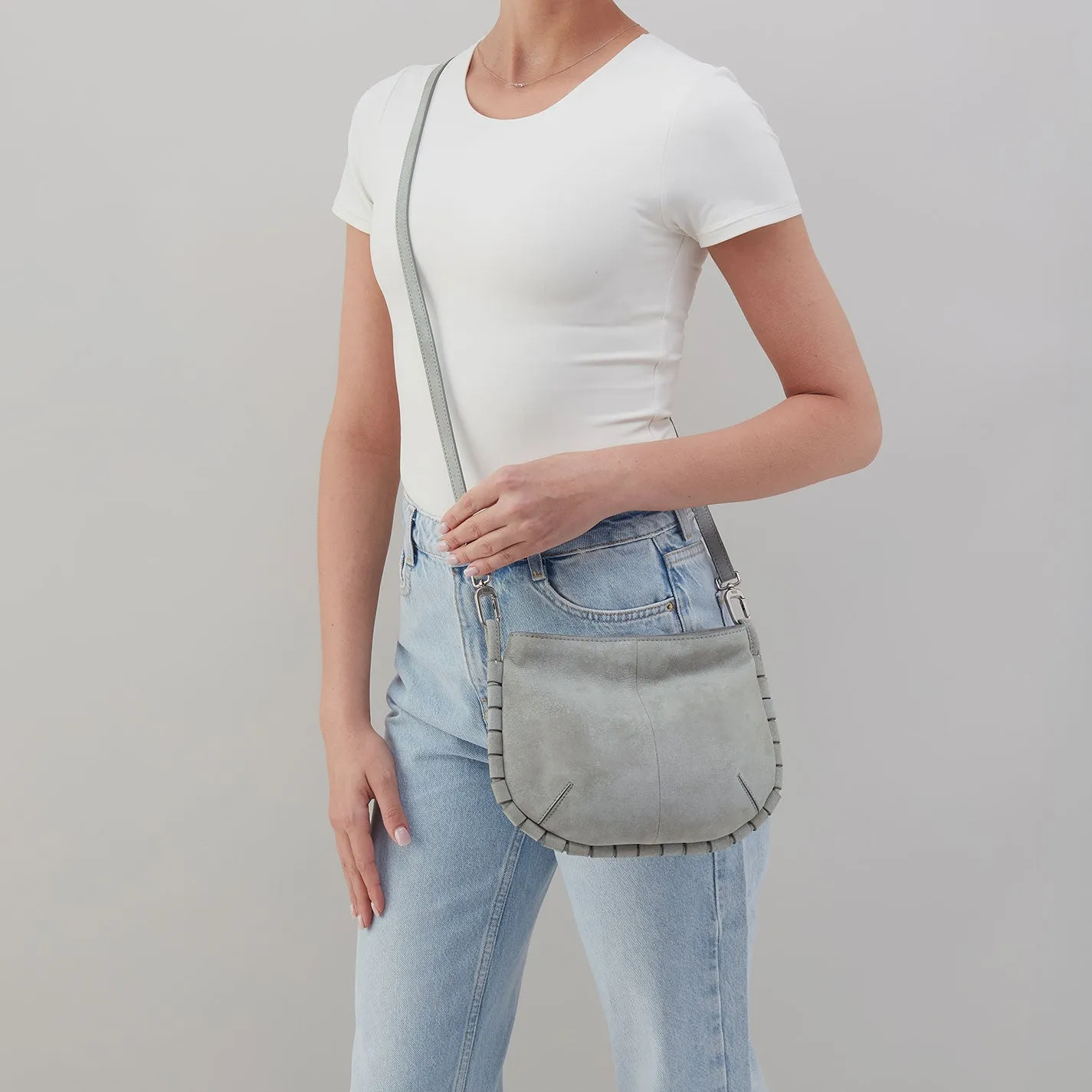 Phoebe Crossbody In Buffed Leather - Misty Harbor sold by HOBO product image thumbnail 2