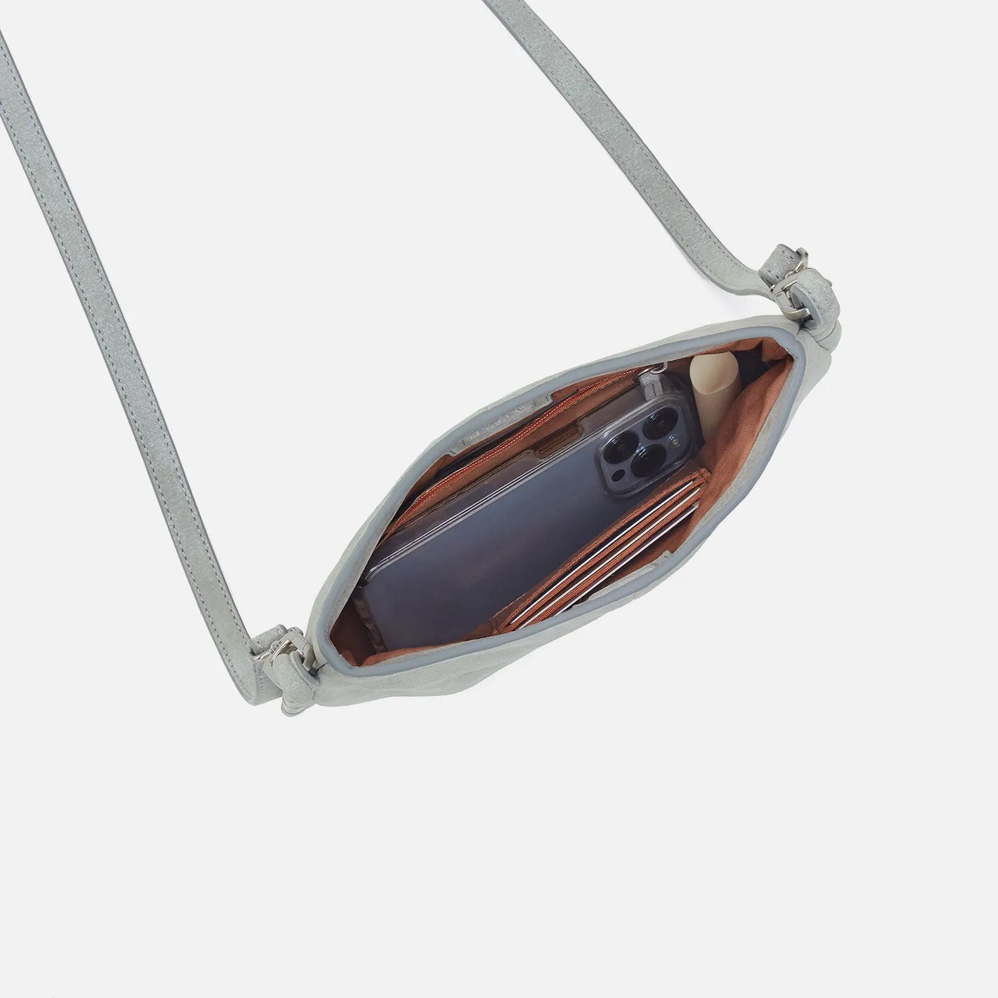 Phoebe Crossbody In Buffed Leather - Misty Harbor sold by HOBO product image thumbnail 3