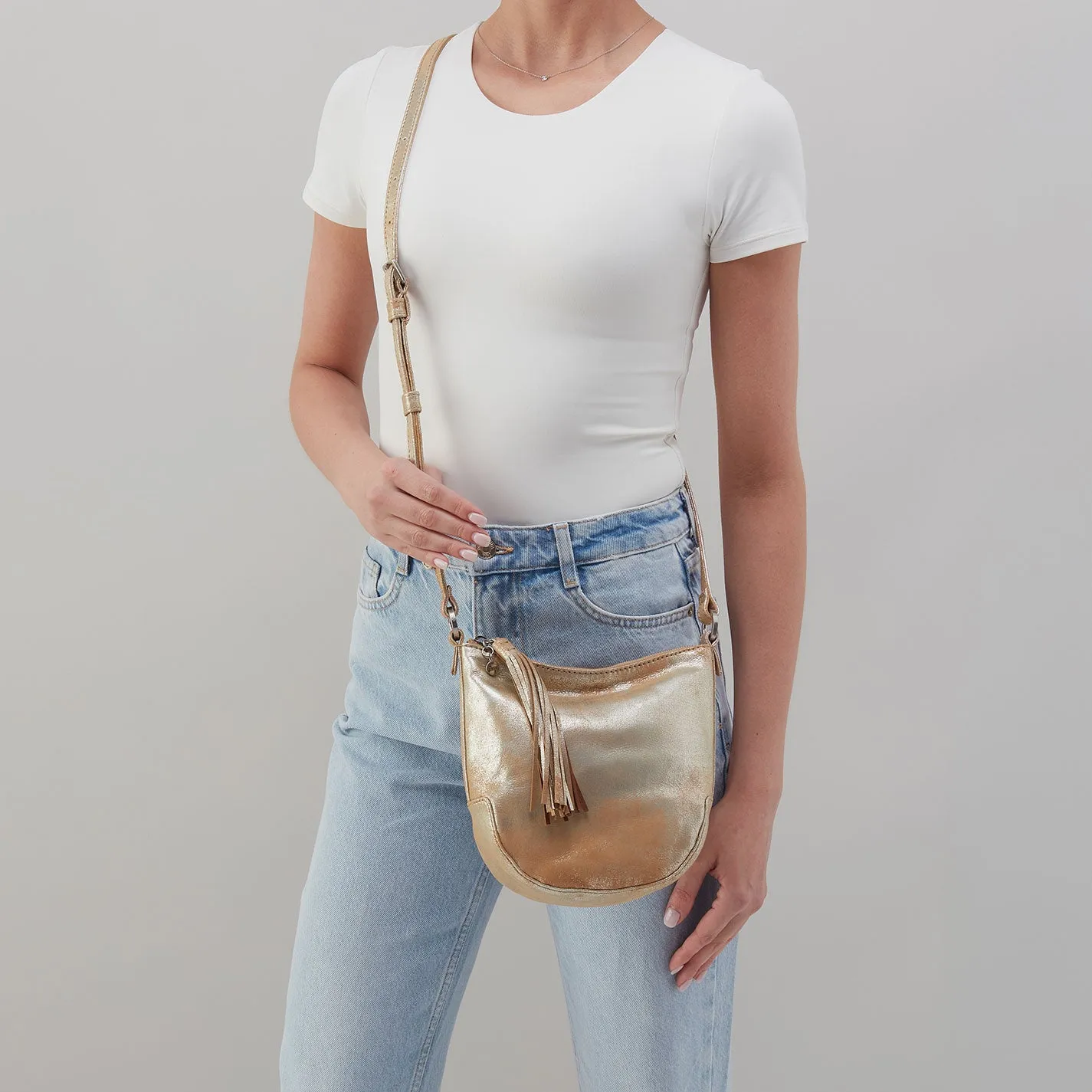 Lexi Crossbody In Pebbled Leather - Saddle Stardust sold by HOBO product image thumbnail 2