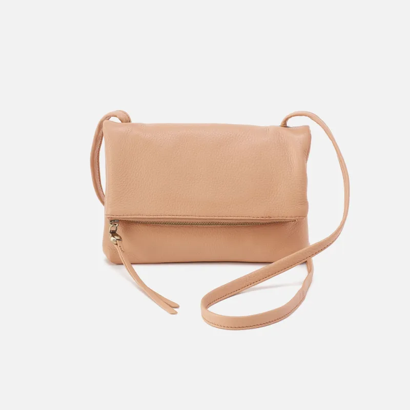 Grant Small Crossbody In Pebbled Leather - Porcini sold by HOBO