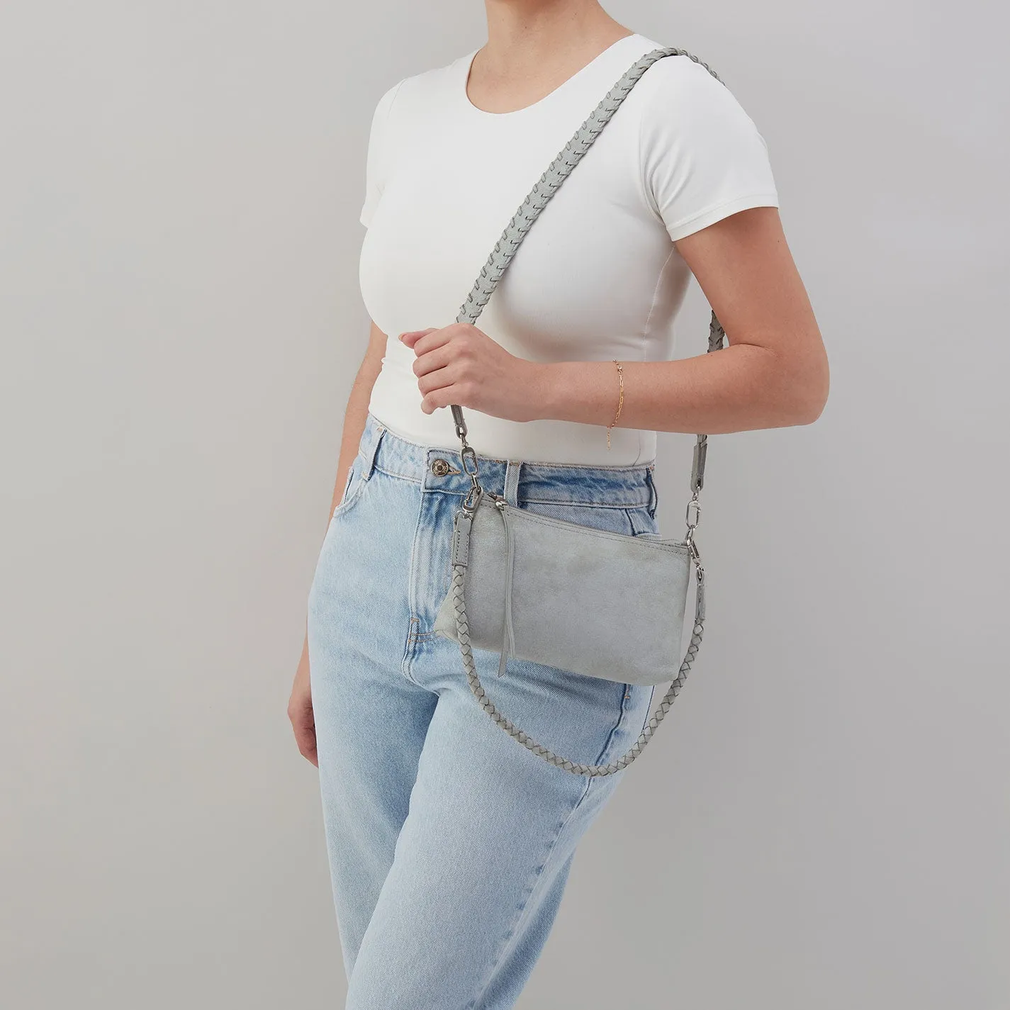 Darcy Crossbody In Buffed Leather - Misty Harbor sold by HOBO product image thumbnail 3