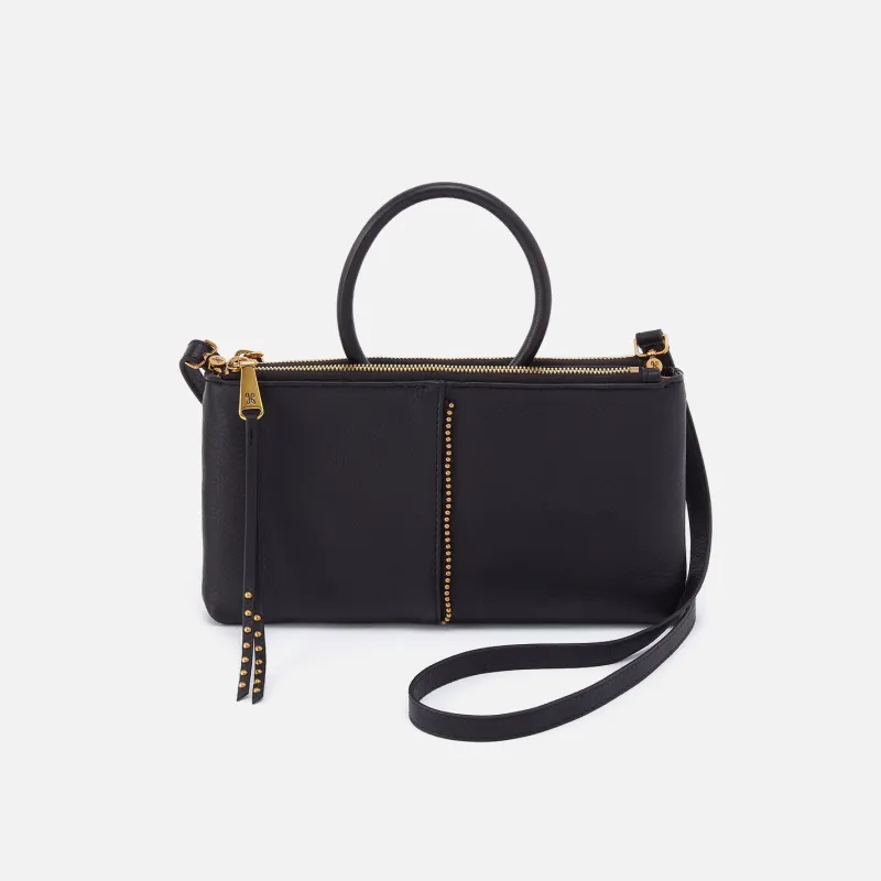 Sable Crossbody in Pebbled Leather - Black sold by HOBO