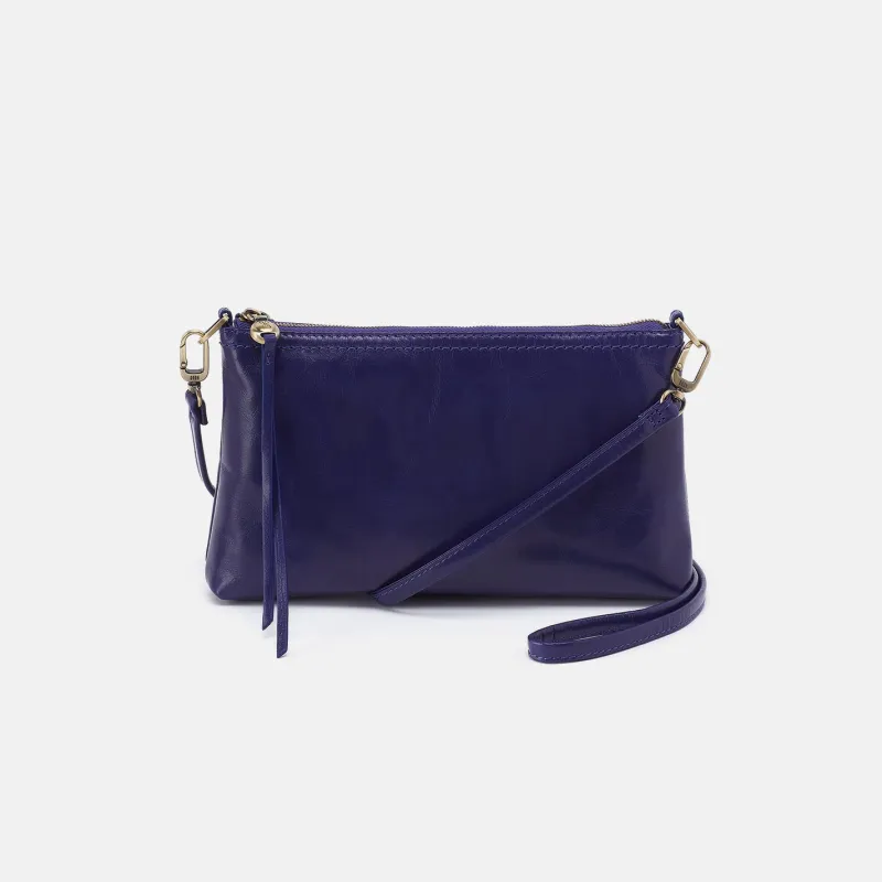 Darcy Crossbody in Polished Leather - Winter Violet sold by HOBO