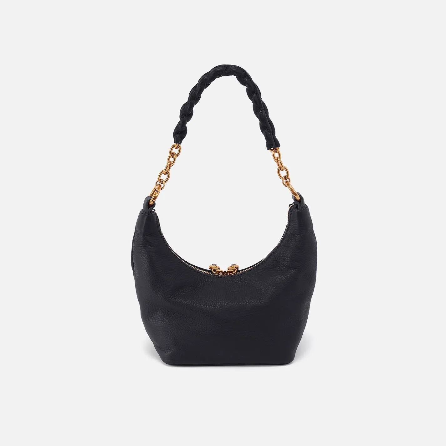 Astrid Small Crossbody in Pebbled Leather - Black sold by HOBO product image thumbnail 4