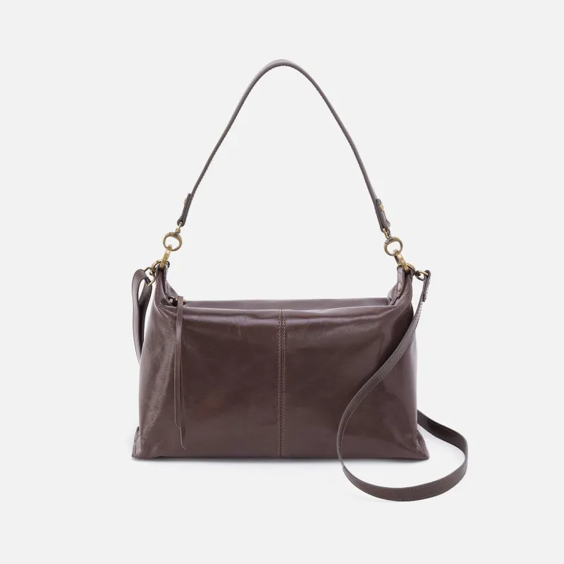 Avon Shoulder Bag in Polished Leather - Hearthstone made by HOBO