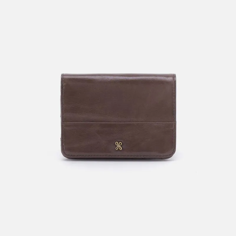 Jill Bifold Wallet in Polished Leather - Hearthstone sold by HOBO
