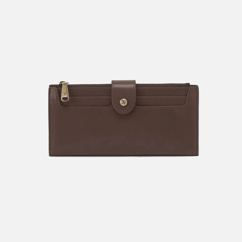 Dunn Continental Wallet in Polished Leather - Hearthstone sold by HOBO