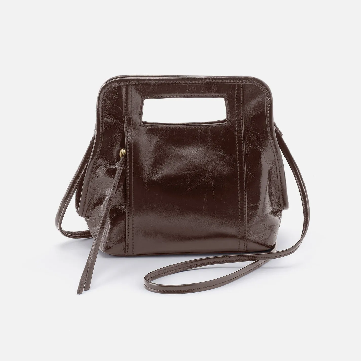 Ace Crossbody in Polished Leather - Hearthstone sold by HOBO