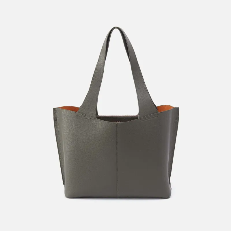 Vida Tote in Micro Pebbled Leather - Desert Palm sold by HOBO