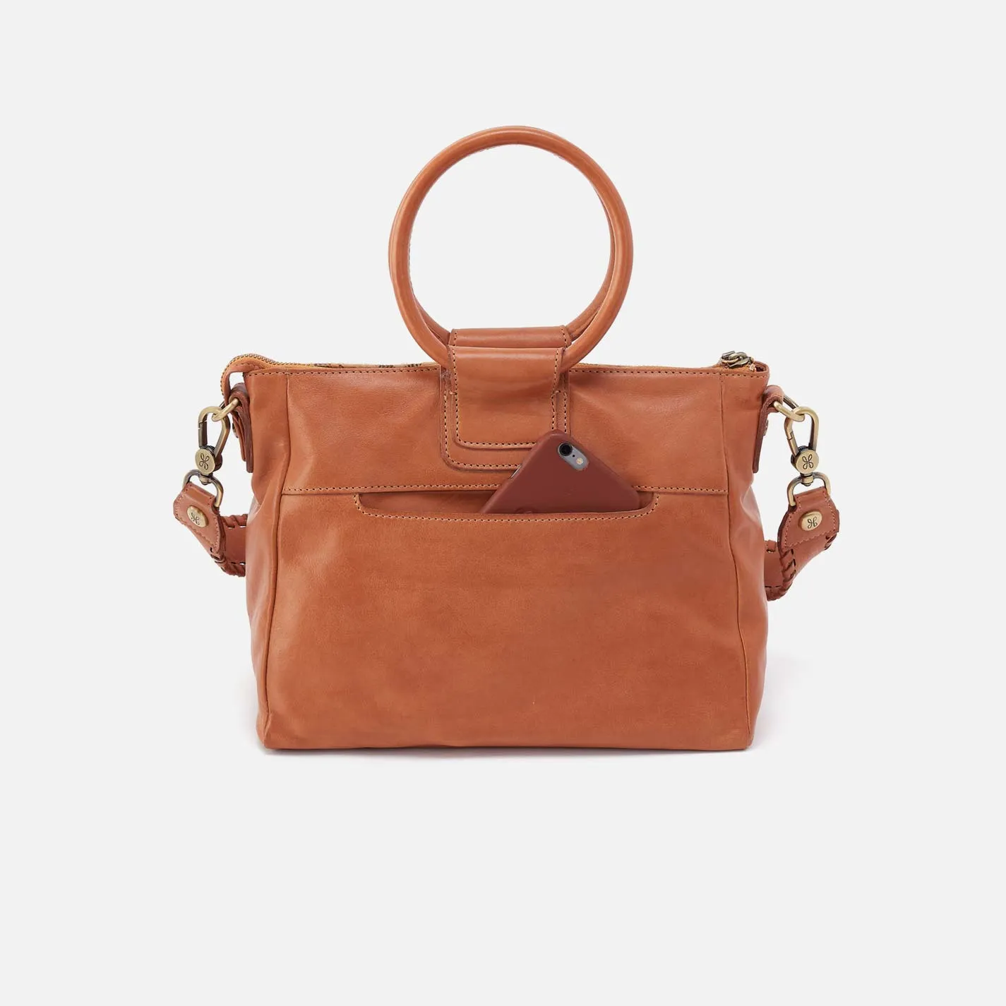Sheila Medium Satchel in Hair-On Leather - Harvest Wheat Hair-On sold by HOBO product image thumbnail 5