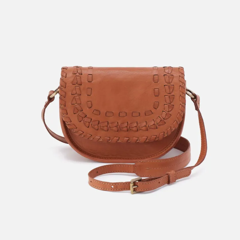 Kiva Small Crossbody in Washed Leather - Harvest Wheat sold by HOBO