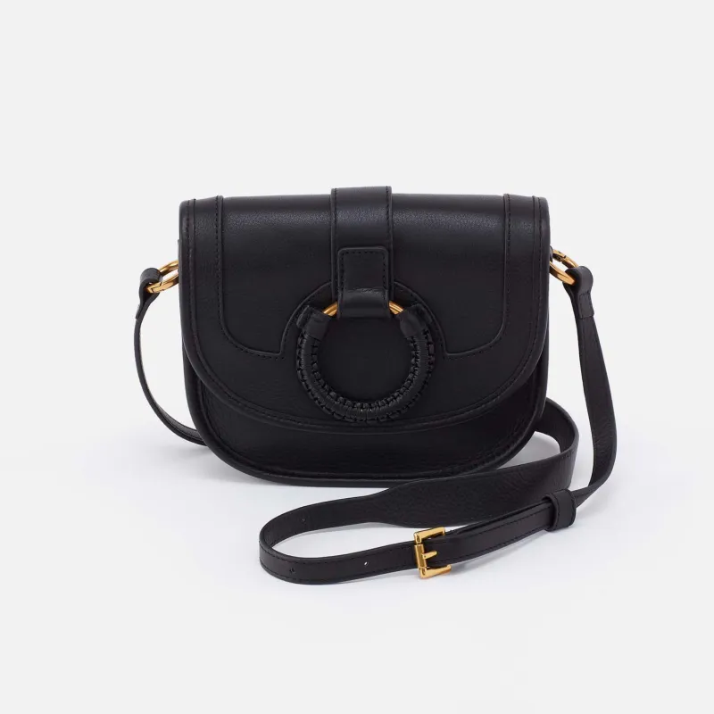 Kiva Small Crossbody In Pebbled Leather - Black sold by HOBO