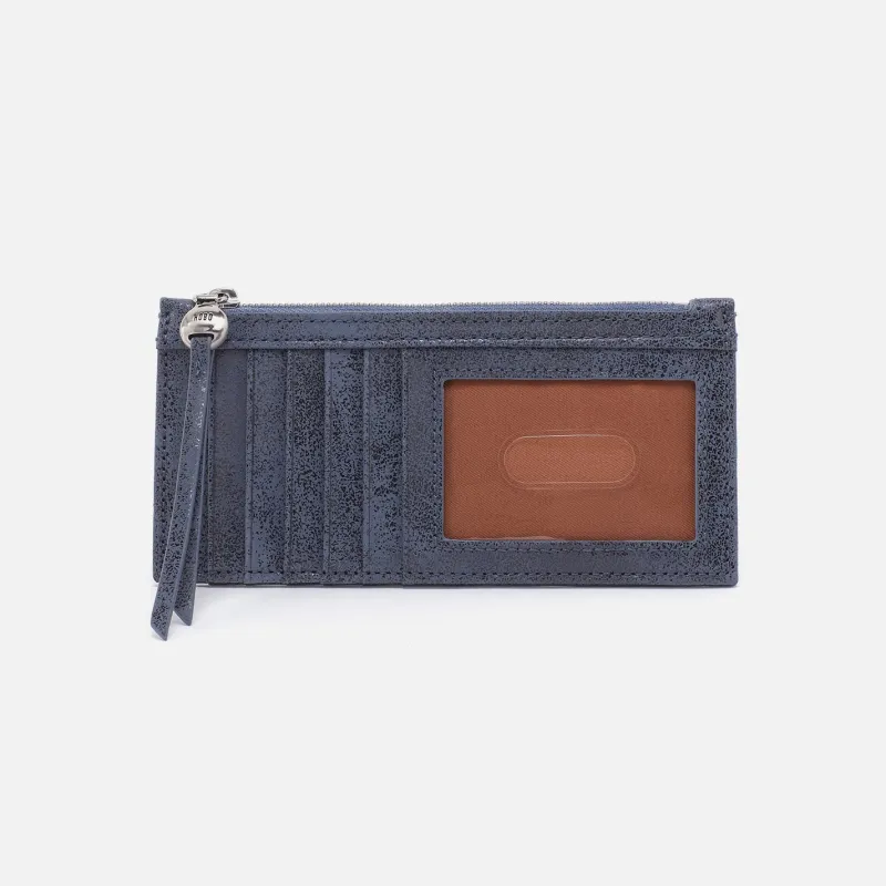 Carte Card Case in Buffed Leather - Indigo Sky sold by HOBO