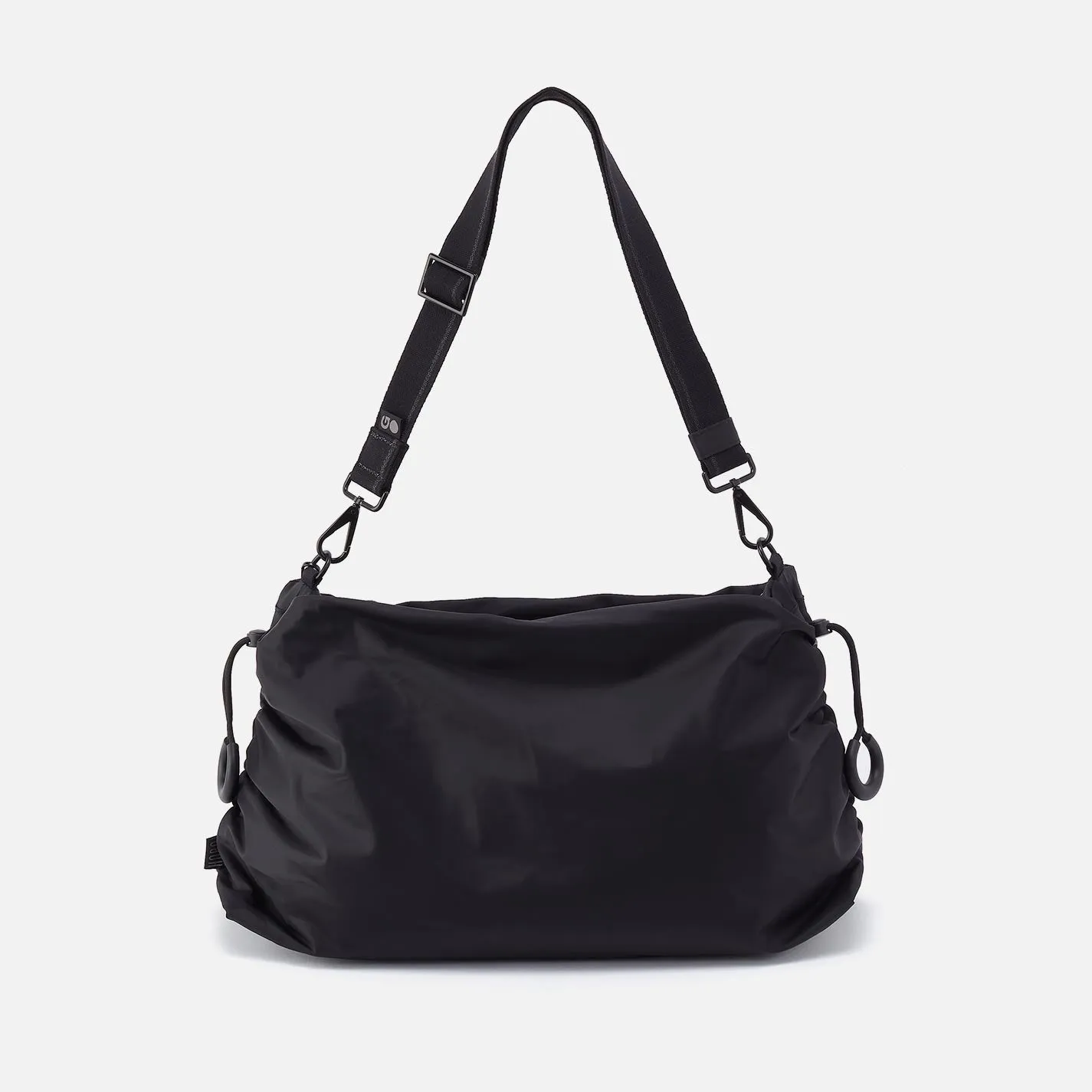 THE BIG DRAW Crossbody in CaRefiber recycled nylon - Jet sold by HOBO product image thumbnail 3