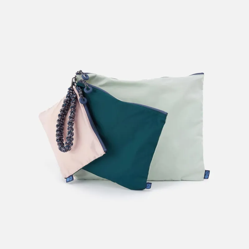 TAKE IT EASY Wristlet Set in PackLite Nylon - Mint sold by HOBO