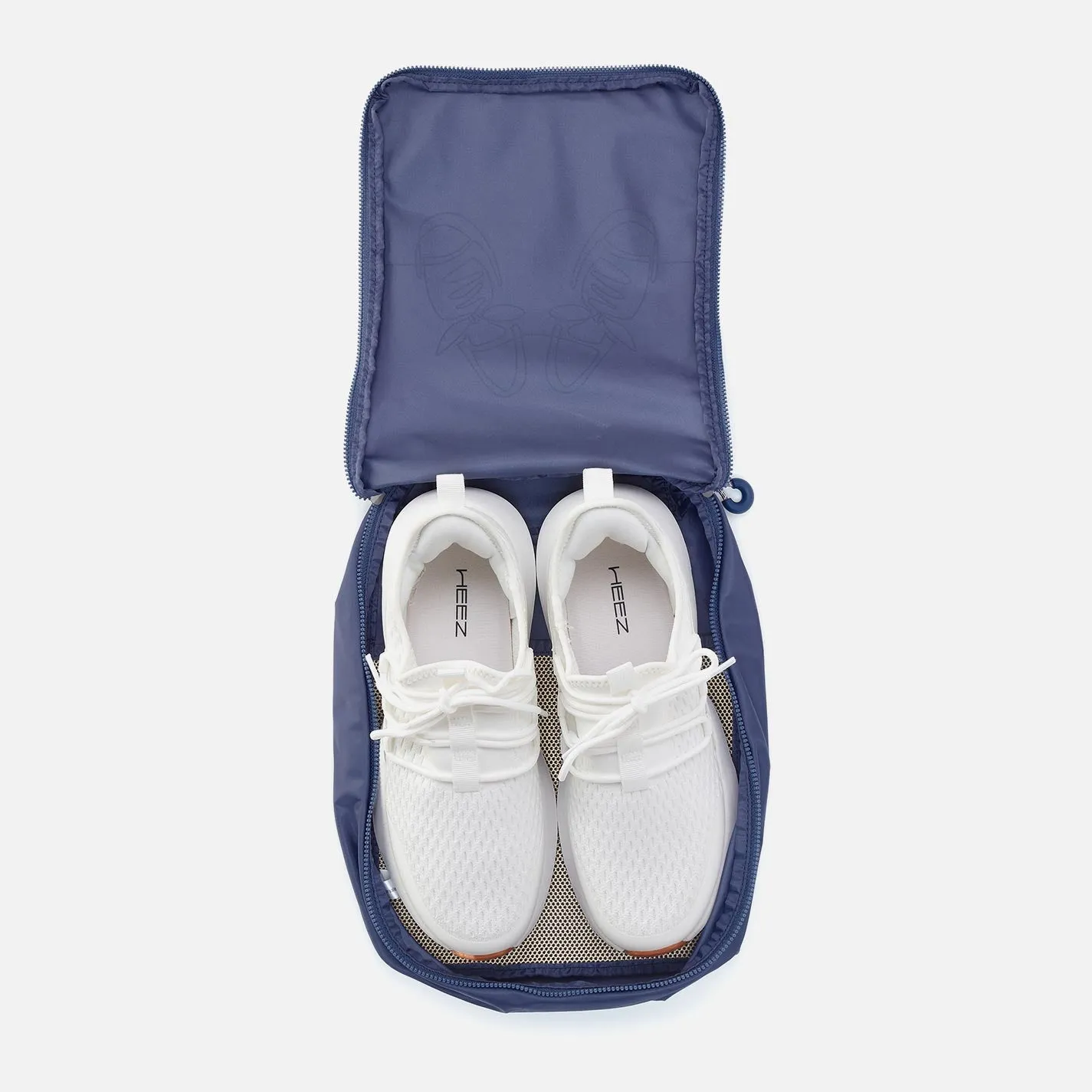 SET TO GO Shoe Packing Cube in CaRefiber recycled nylon - Teal sold by HOBO product image thumbnail 3