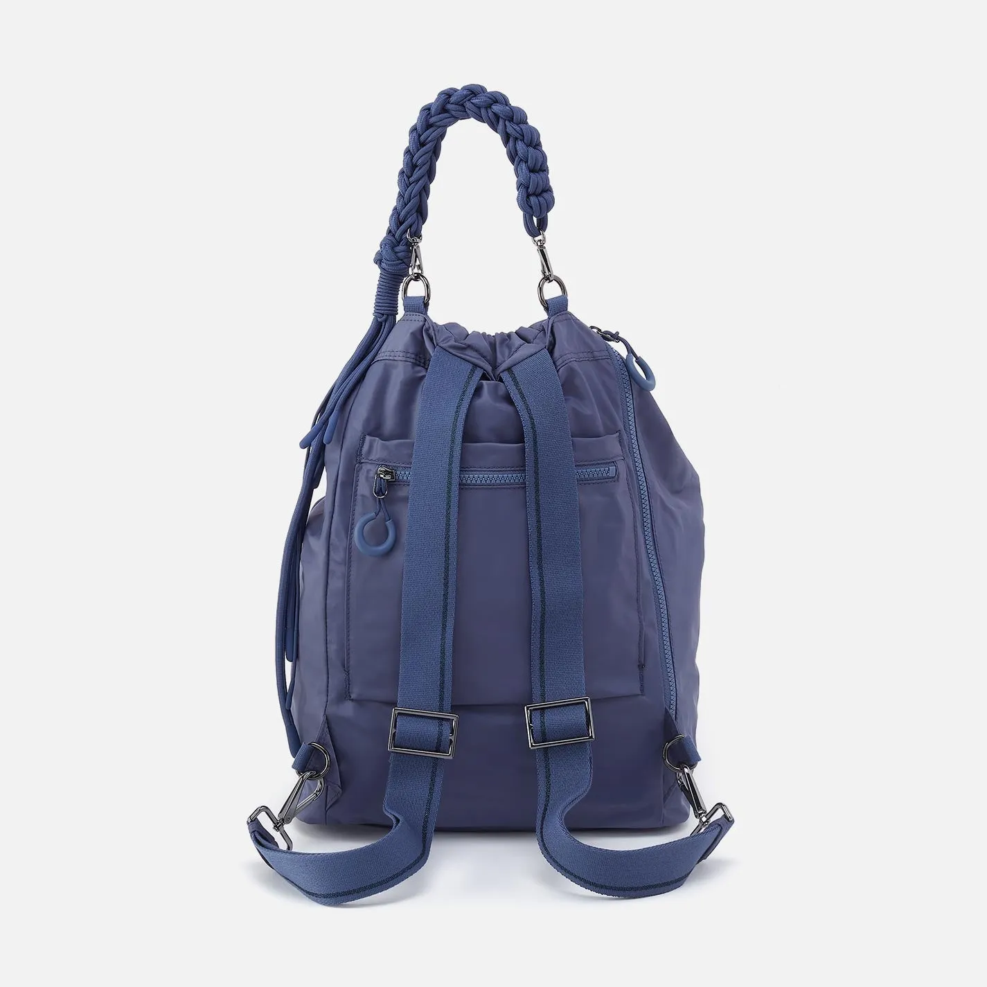 LIFE'S A CINCH Backpack in CaRefiber recycled nylon - Ocean sold by HOBO product image thumbnail 4