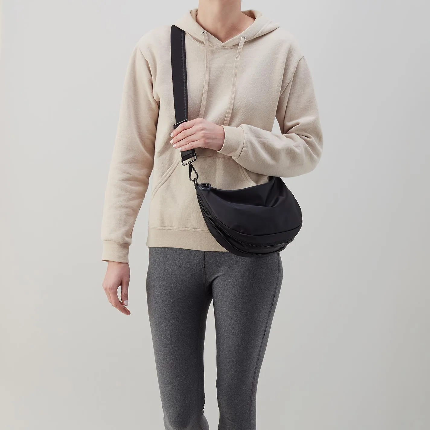 EVERY WEAR Crossbody in CaRefiber recycled nylon - Dune sold by HOBO product image thumbnail 3