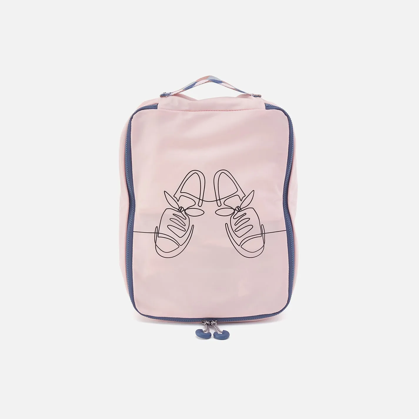 SET TO GO Shoe Packing Cube in CaRefiber recycled nylon - Lotus sold by HOBO