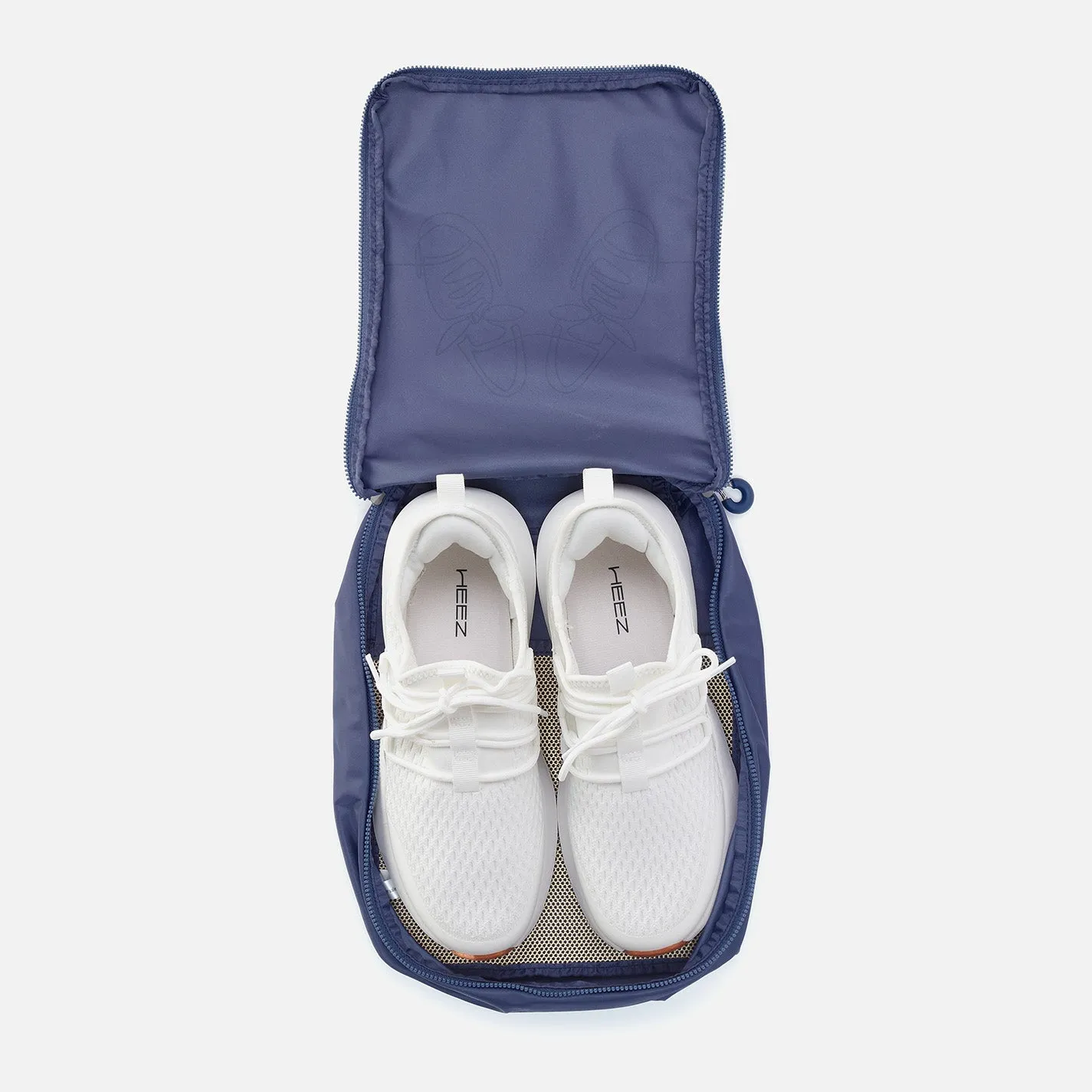 SET TO GO Shoe Packing Cube in CaRefiber recycled nylon - Lotus sold by HOBO product image thumbnail 3