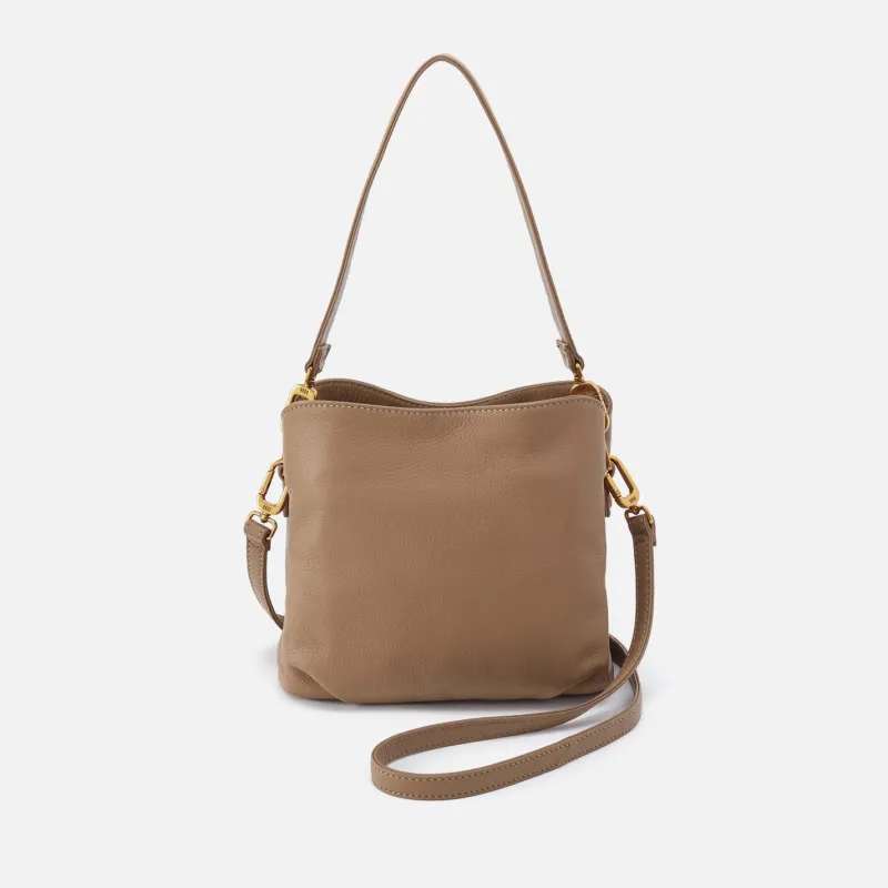 Starr Convertible Bag Shoulder in Pebbled Leather - Cedar Sagebrush made by HOBO