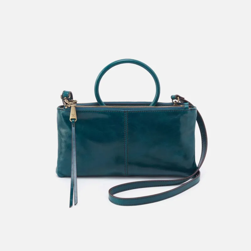 Sable Crossbody in Polished Leather - Wild Bluegrass made by HOBO
