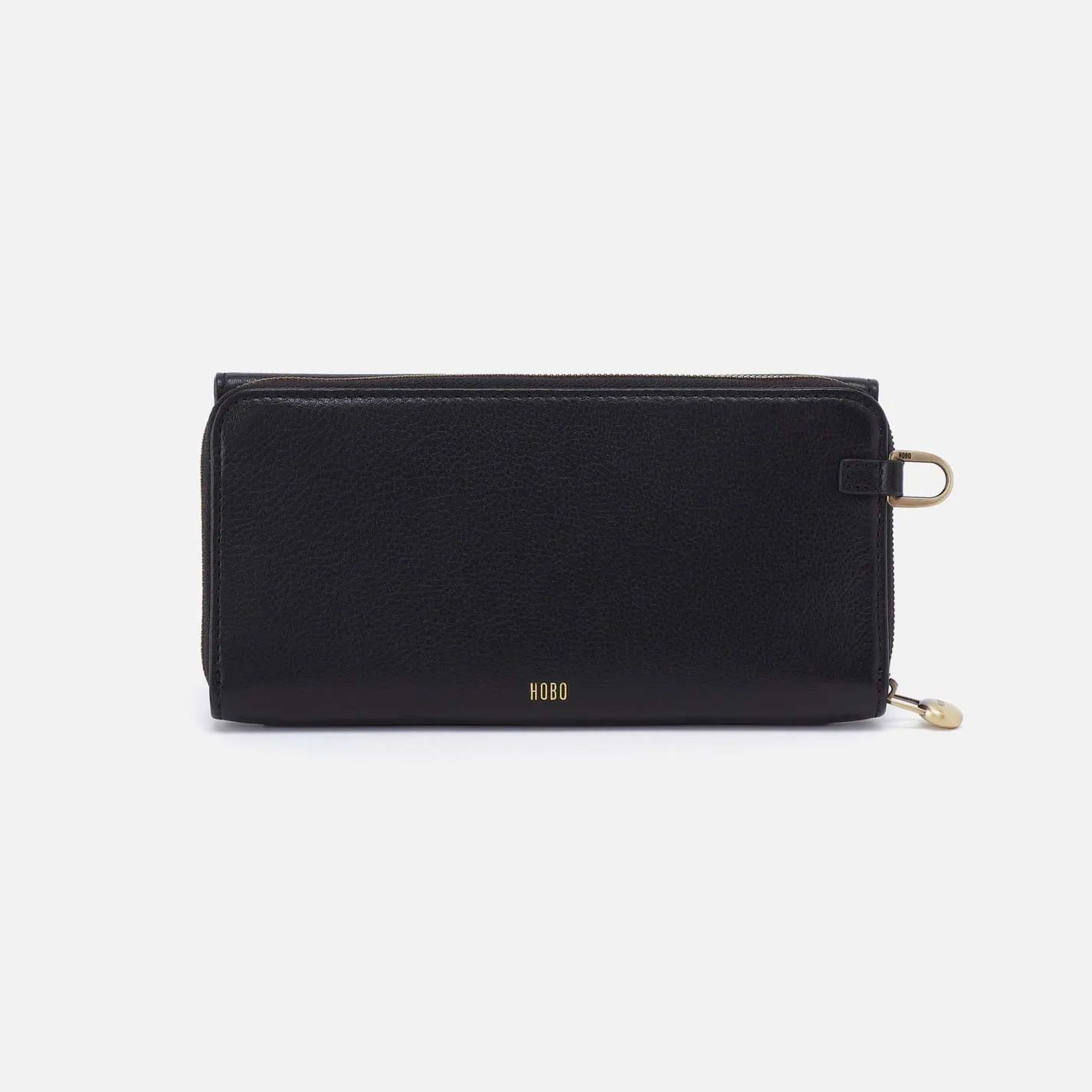 Goldie Large Wallet in Pebbled Leather - Black sold by HOBO product image thumbnail 4