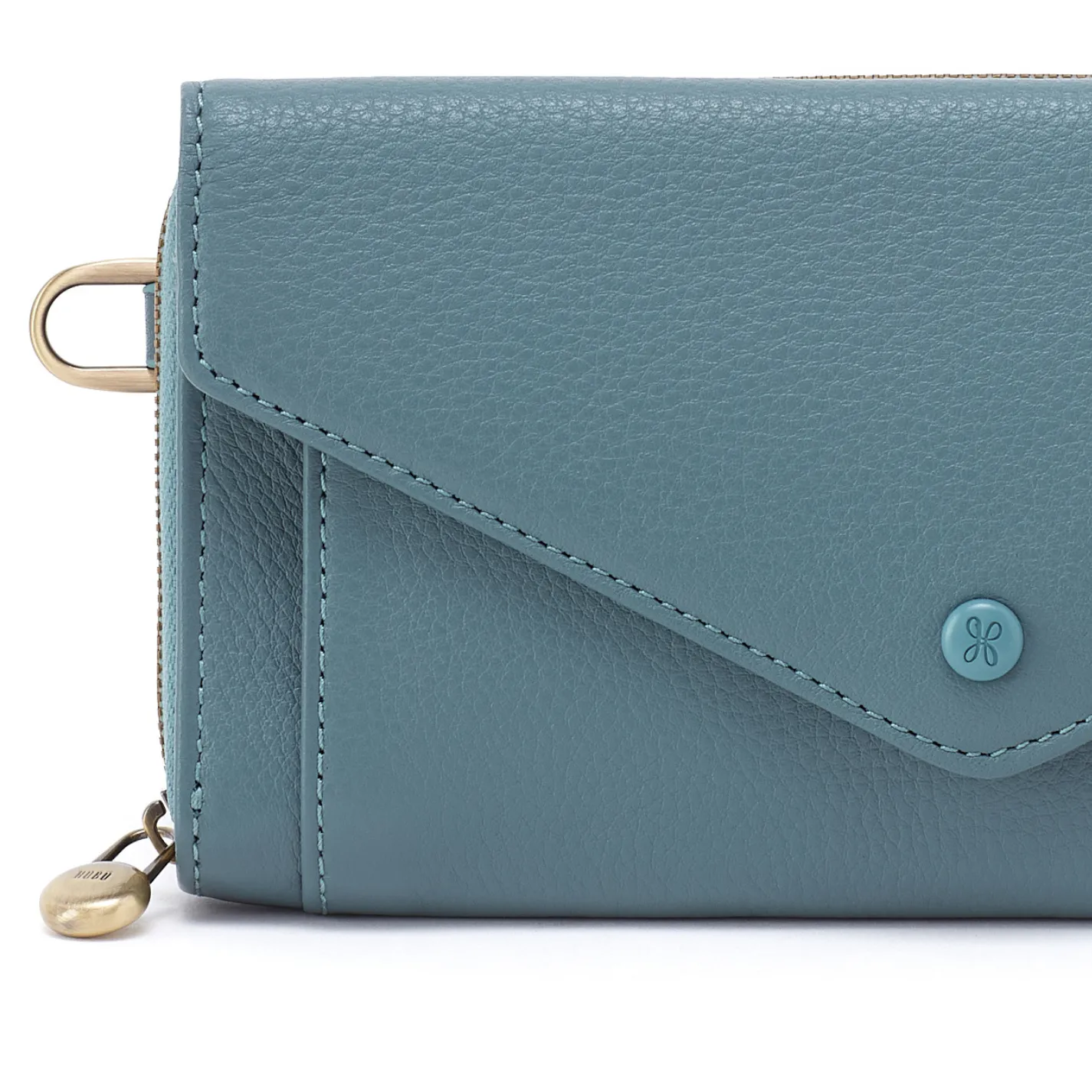 Goldie Large Wallet in Pebbled Leather - Agave Leaf sold by HOBO product image thumbnail 2