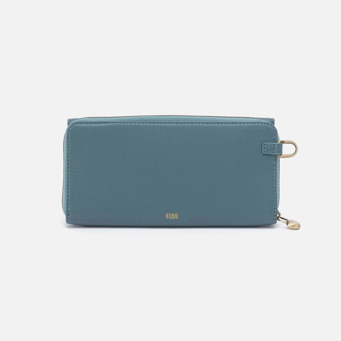 Goldie Large Wallet in Pebbled Leather - Agave Leaf sold by HOBO product image thumbnail 4