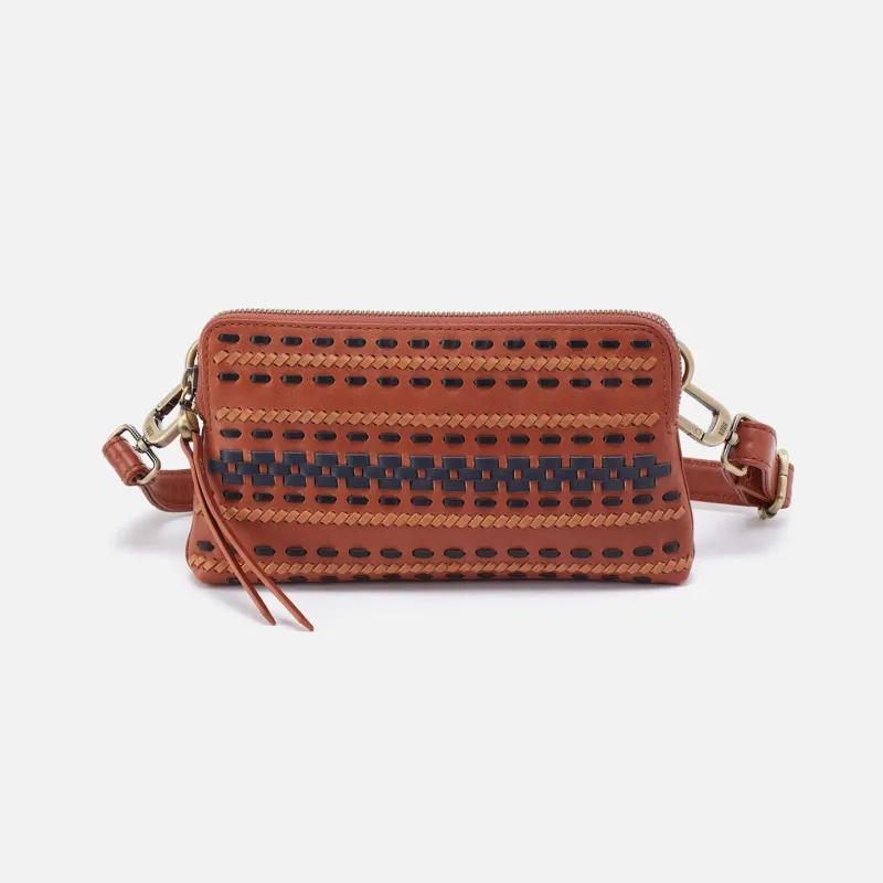 Fern Slim Belt Bag in Smooth Leather with Multi Stitch - Timberline sold by HOBO