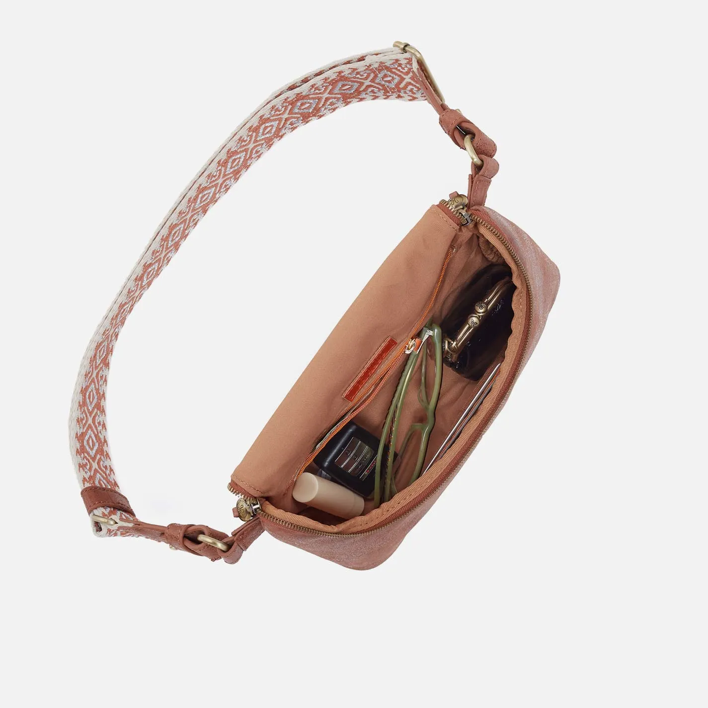 Fern Large Belt Bag in Buffed Leather - Burnished Saddle sold by HOBO product image thumbnail 4