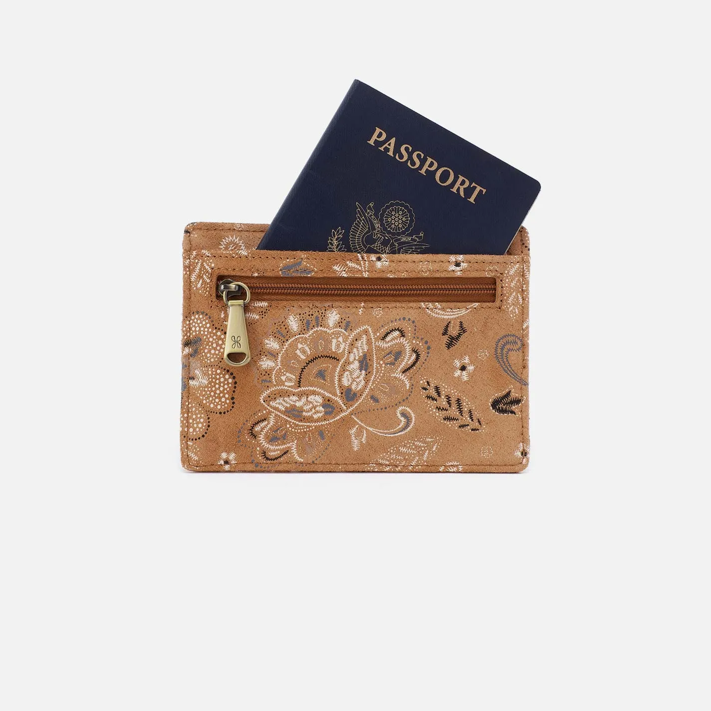 Euro Slide Card Case in Printed Leather - Country Road Bloom sold by HOBO product image thumbnail 2