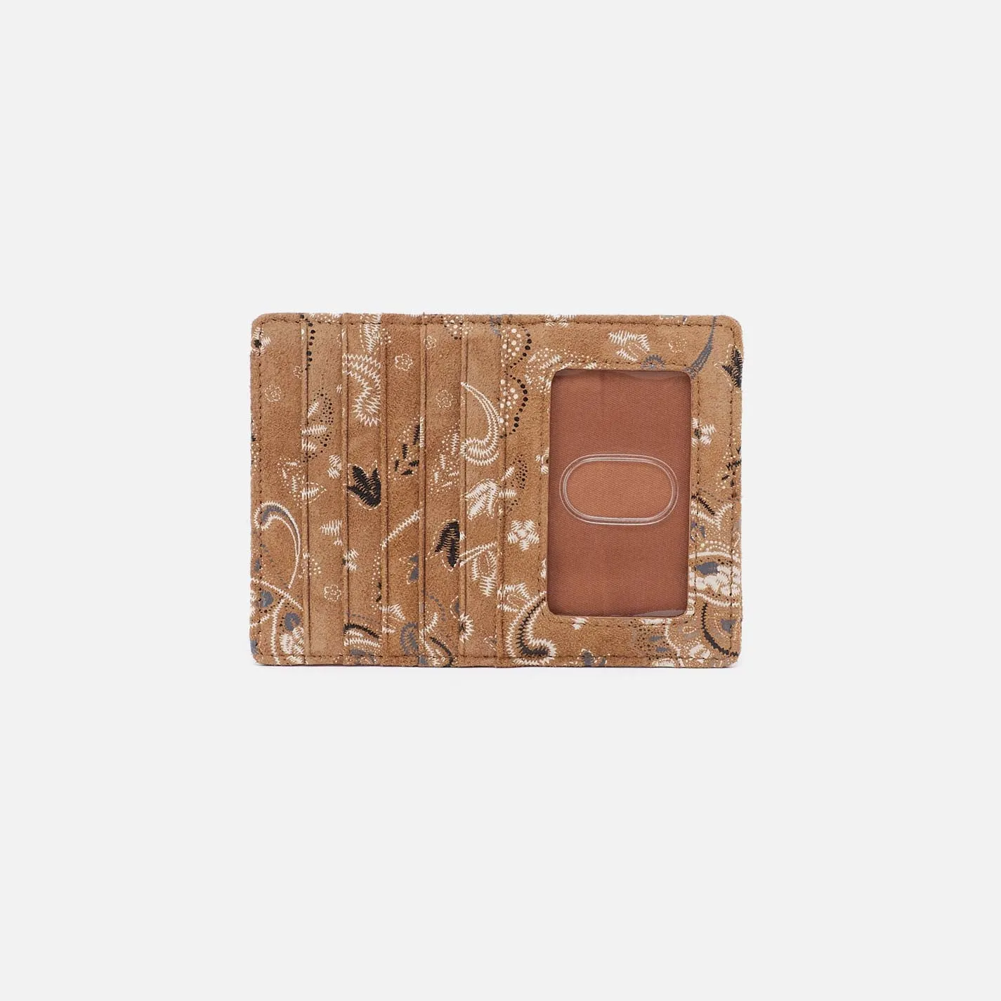 Euro Slide Card Case in Printed Leather - Country Road Bloom sold by HOBO