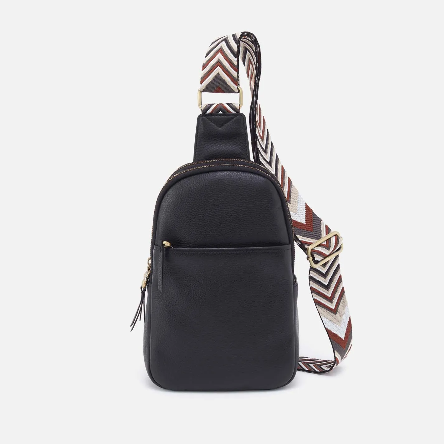 Cass Sling in Pebbled Leather - Black sold by HOBO