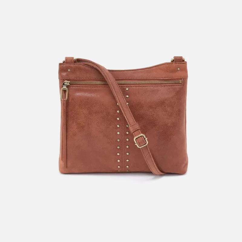 Cambel Crossbody in Buffed Leather - Burnished Saddle sold by HOBO