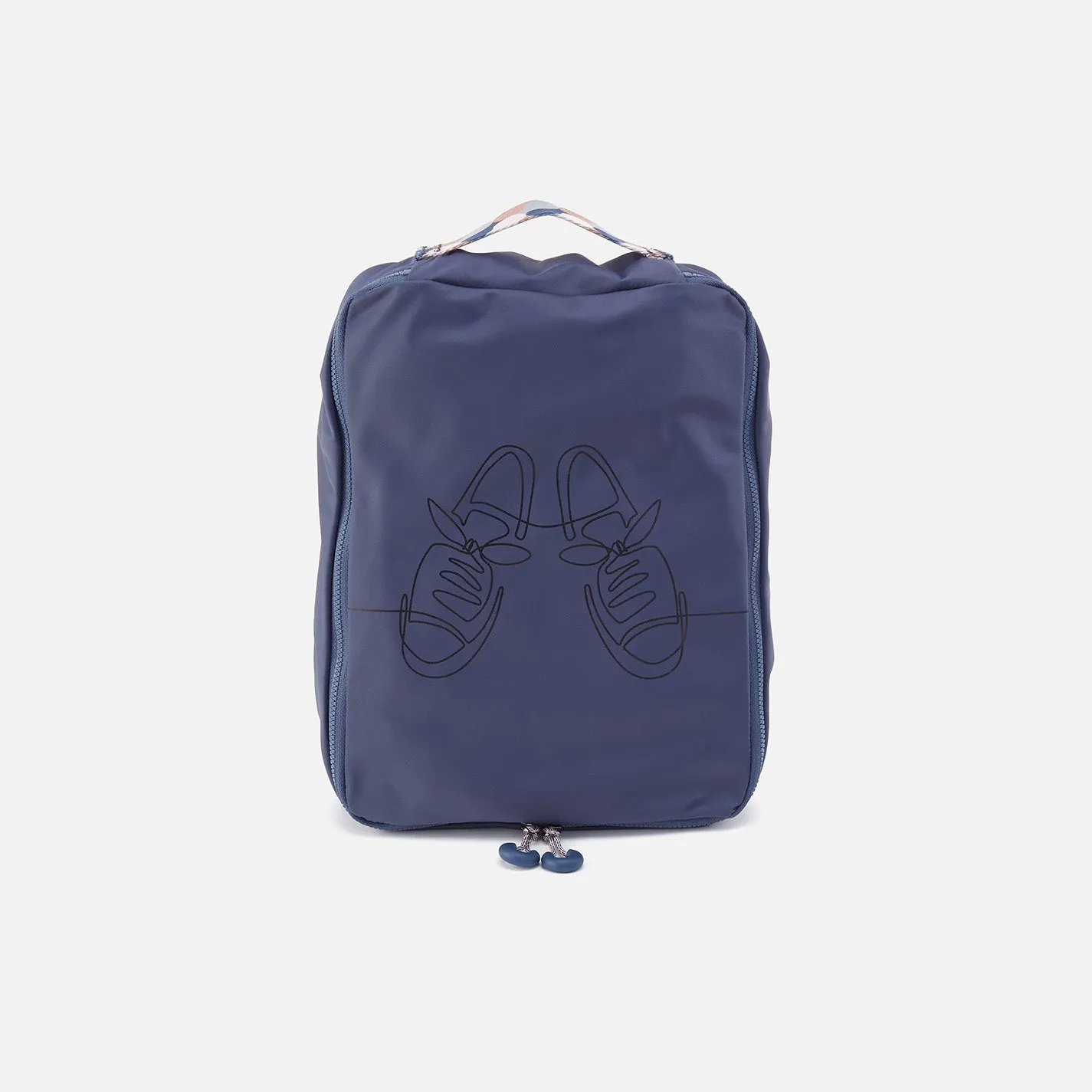 SET TO GO Shoe Packing Cube in CaRefiber recycled nylon - Ocean sold by HOBO