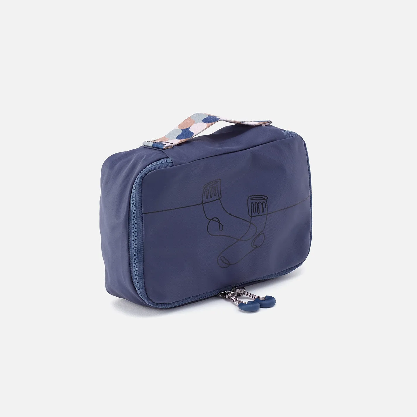 SET TO GO Packing Cube Small in CaRefiber recycled nylon - Ocean sold by HOBO product image thumbnail 2