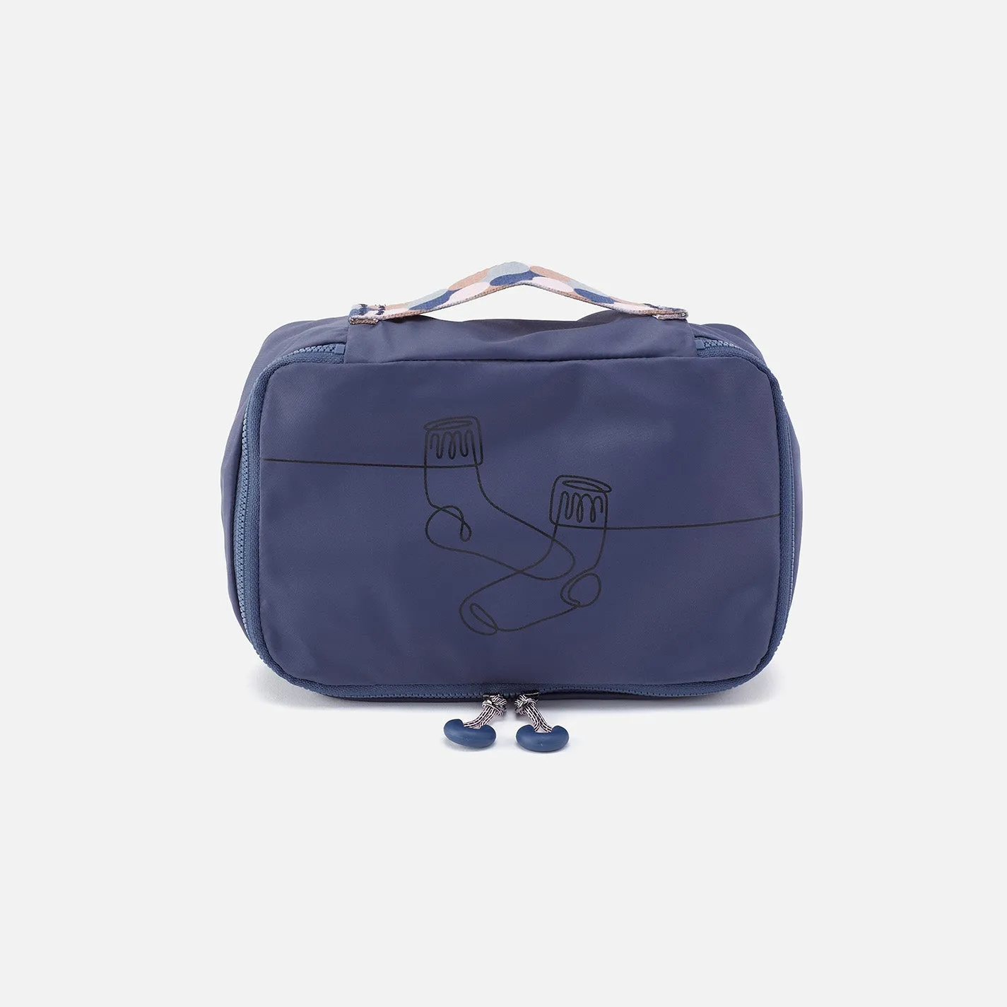 SET TO GO Packing Cube Small in CaRefiber recycled nylon - Ocean sold by HOBO