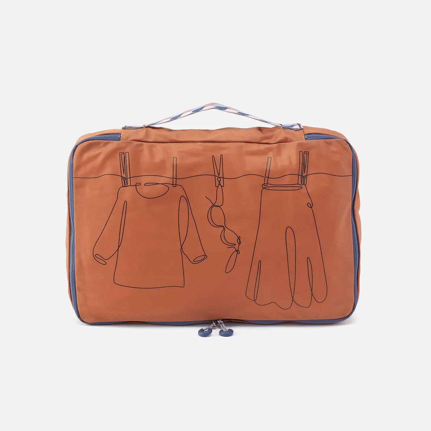 SET TO GO Packing Cube Large in CaRefiber recycled nylon - Dune sold by HOBO