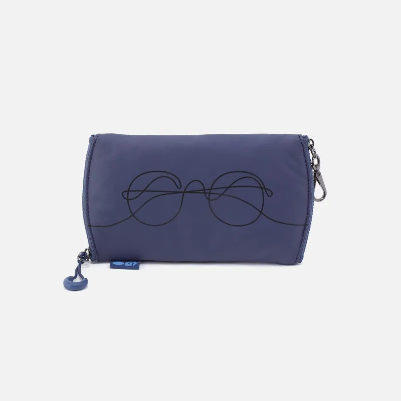 DOUBLE VISION Clip Eyewear Organizer in CaRefiber recycled nylon - Ocean sold by HOBO
