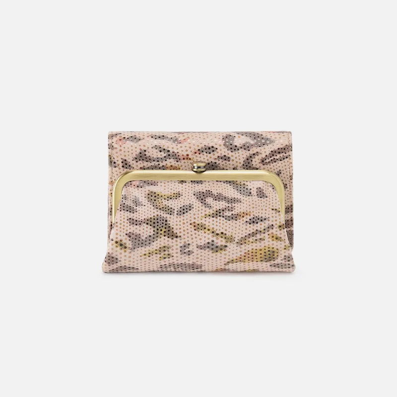 Robin Compact Wallet In Printed Leather - Summer Safari sold by HOBO