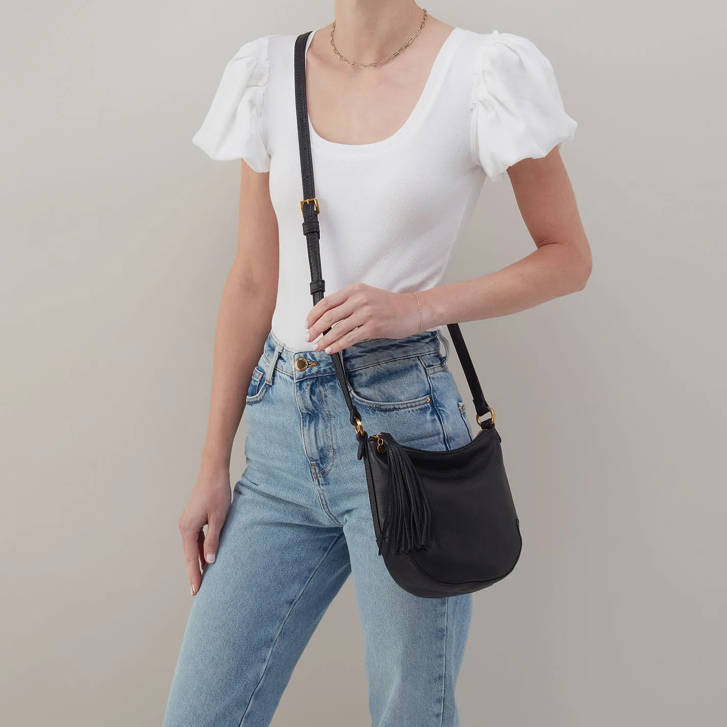 Lexi Crossbody In Pebbled Leather - Black sold by HOBO product image thumbnail 2