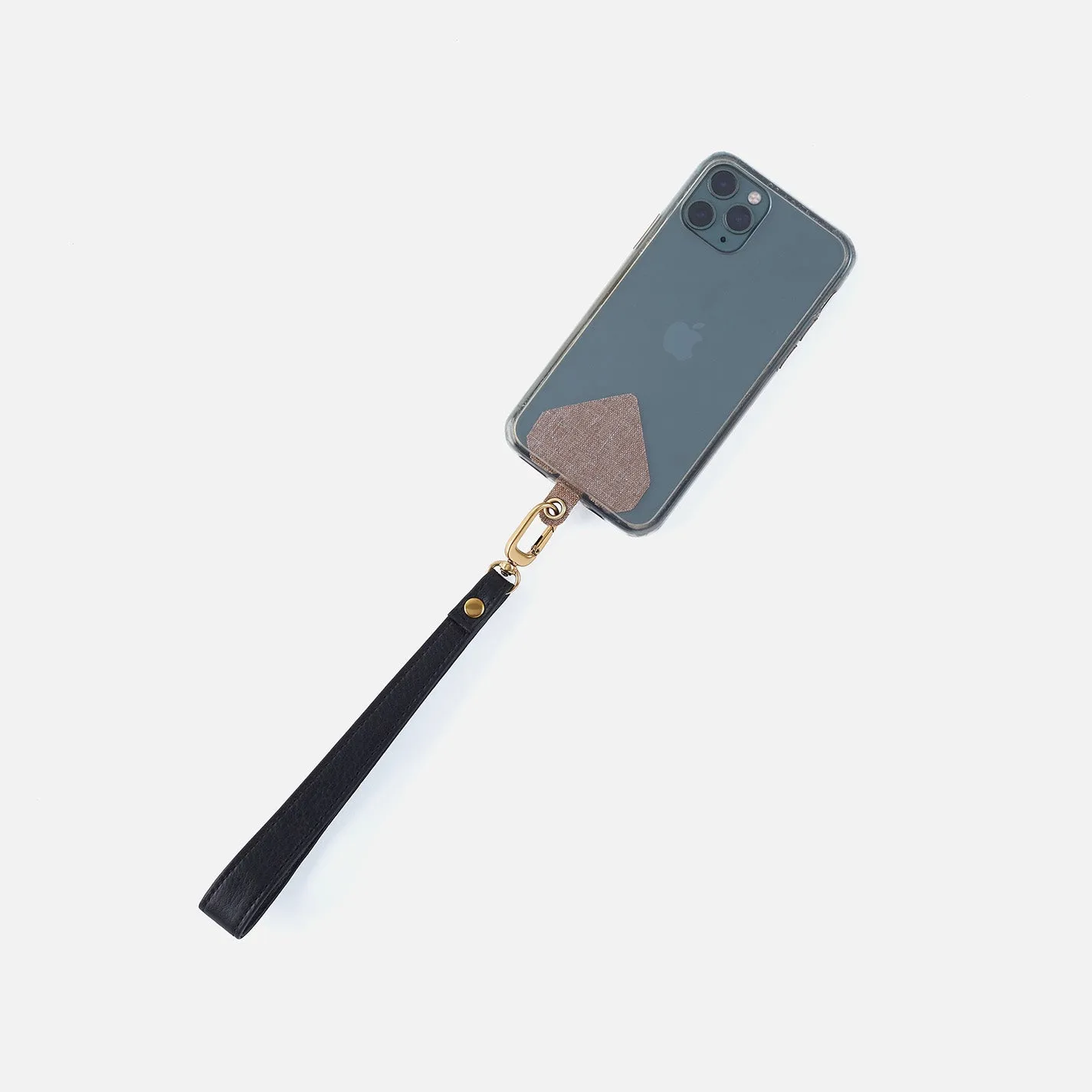 Phone Tether Tab in Fabric - Brown sold by HOBO product image thumbnail 3