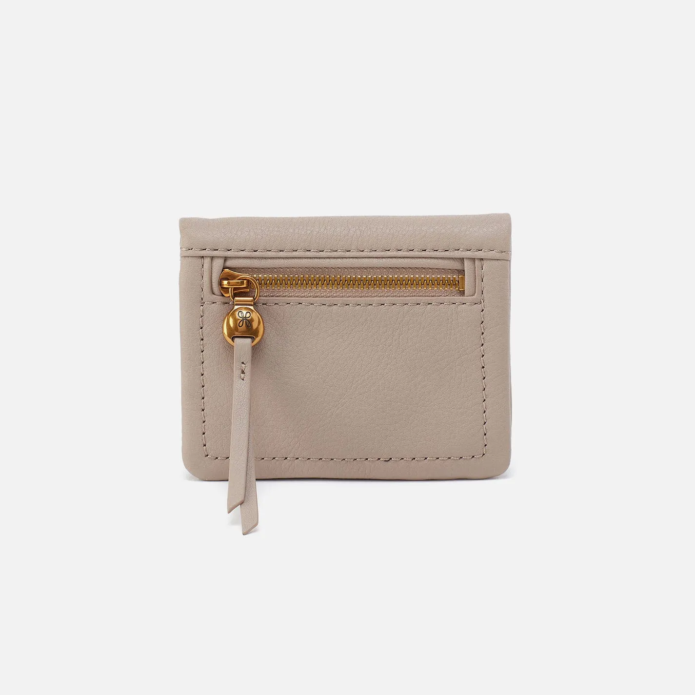 Lumen Mini Wallet in Pebbled Leather - Taupe sold by HOBO