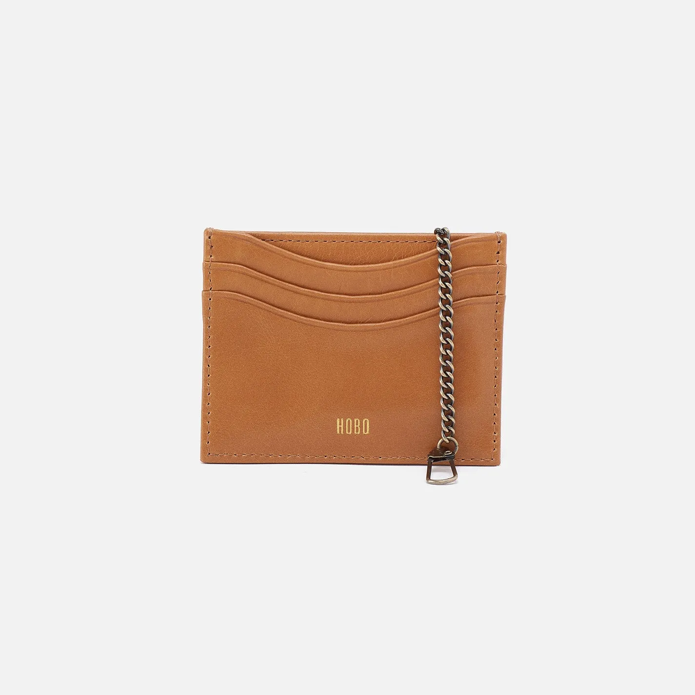 Max Card Case In Polished Leather - Natural sold by HOBO product image thumbnail 2
