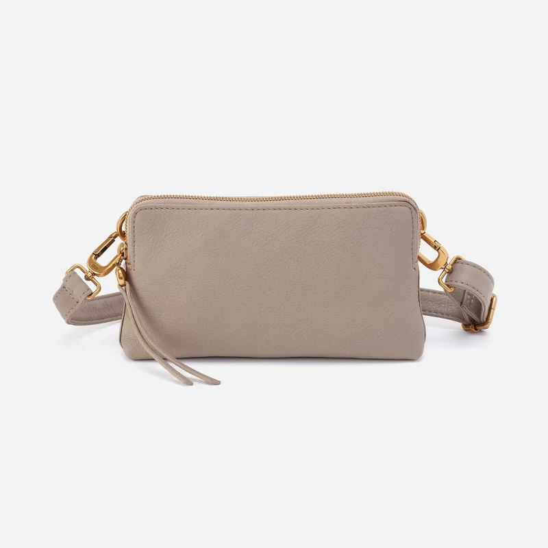 Fern Slim Belt Bag in Pebbled Leather - Taupe sold by HOBO